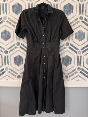 J.Crew Black Shirtdress